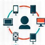 Icon representing real-time device synchronization