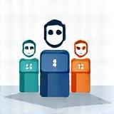 Icon representing role-based access control